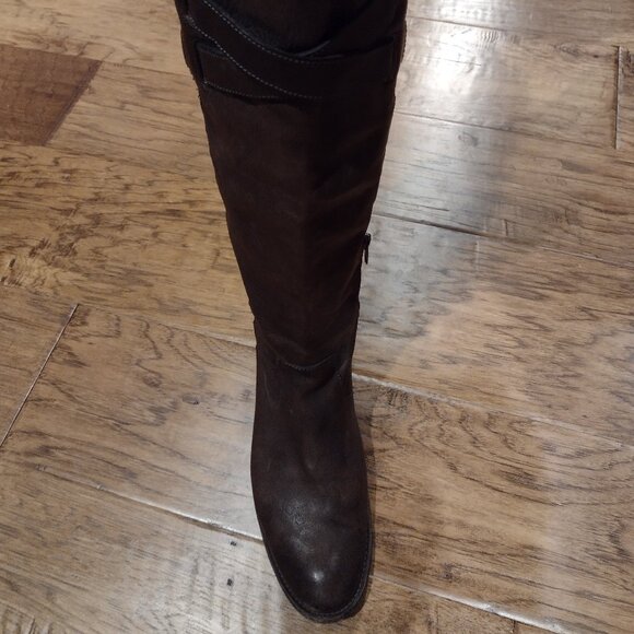Frye Tall Dark Brown Boot - Picture 2 of 9